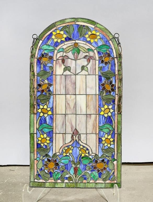 FAUX-STAINED GLASS HANGING DECORATION
