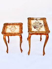 EUROPEAN SET OF TWO OCCASIONAL TABLES