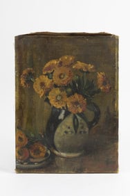 OIL ON CANVAS PAINTING OF STILL LIFE