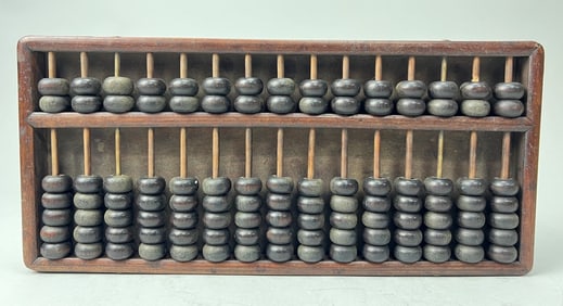 A FINE CHINESE ABACUS  - SUAN PAN
