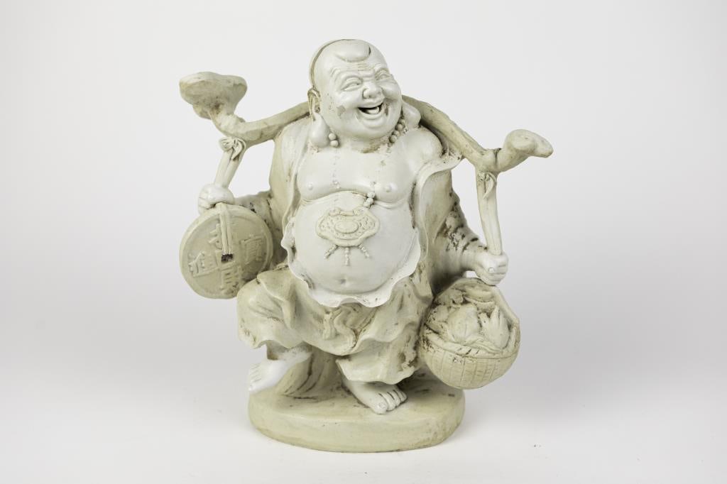 CHINESE FIGURE OF A HAPPY BUDDHA (1 of 7)