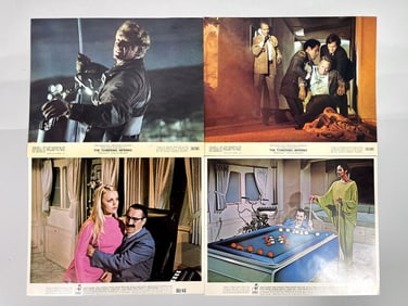 GROUP OF FOUR ASSORTED VINTAGE MOVIE LOBBY CARDS