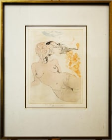 LITHOGRAPH BY ERNST FUCHS, AUSTRIAN (1930 - 2015)