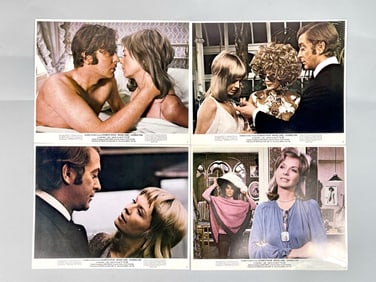 VINTAGE "X Y & ZEE" (1972) MOVIE LOBBY CARDS