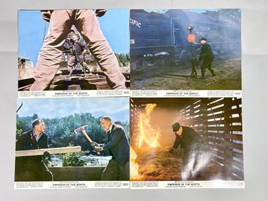 VINTAGE "EMPEROR OF THE NORTH" (1973) LOBBY CARDS