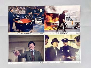 GROUP OF FOUR ASSORTED VINTAGE MOVIE LOBBY CARDS