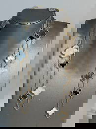 18K YELLOW GOLD VAN CLEEF & ARPELS STYLE NECKLACE