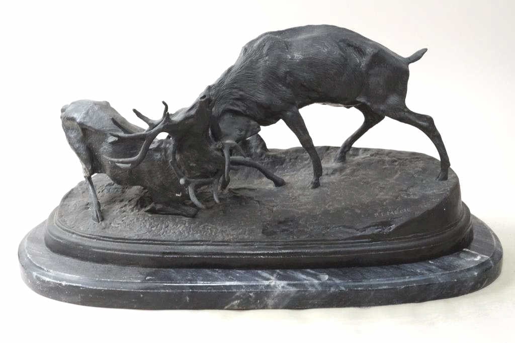 LATE 19TH CENTURY BRONZE STATUE BY PJ MENE (1 of 3)