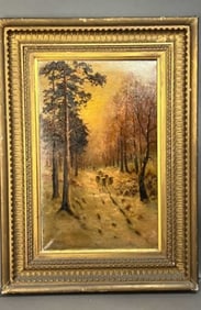 PAINTING, SGD J. FARQUHARSON, SCOTTISH, 1846-1935