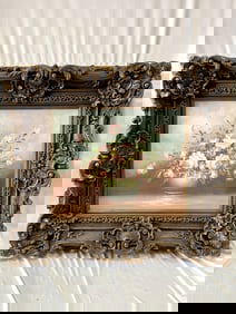 LARGE FRAMED STILL LIFE OIL ON CANVAS PAINTING