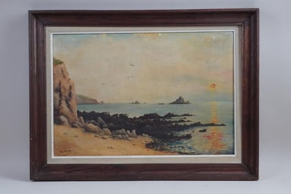 50OIL ON CANVAS OF PAINTING BY DUCHON DORIS