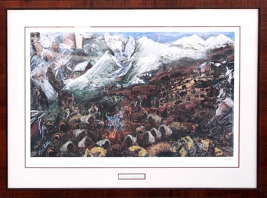 FRAMED PRINT OF SHAVANO BY LEO WITTE