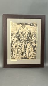 OLD PRINT OF 'THE TRANSFIGURATION OF JESUS CHRIST'