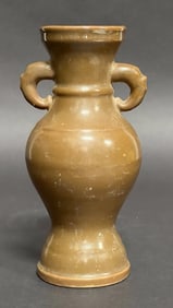 FINE CHINESE VASE IN BROWN MONOCHROME