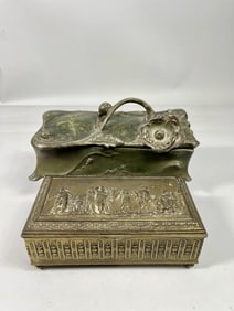 GROUP OF TWO JEWELRY BOXES