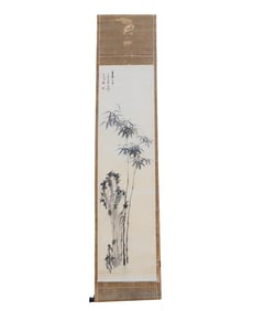 CHINESE SCROLL PAINTING OF BAMBOO