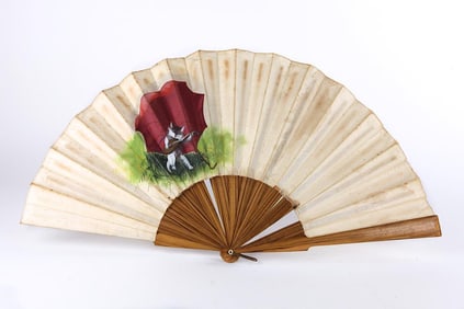 SILK FOLDING FAN
