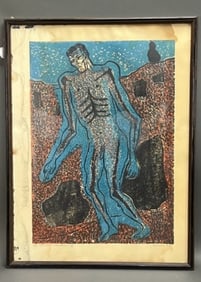 STANLEY LEWIS'S LITHOGRAPH "THE ETERNAL WANDERER"