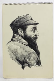 DRAWING OF A MAN BY SHLOSSBERG