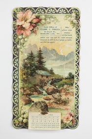 A PRINTED CALENDAR PAGE OF JANUARY 1904