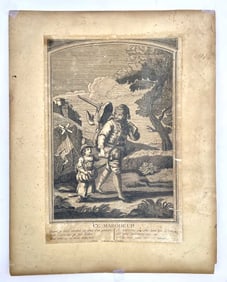 VINTAGE FRENCH PRINT ON PAPER, LE MARODEUR