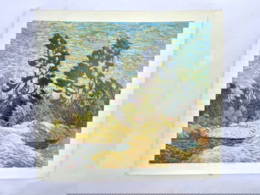 PRINT ON PAPER OF "SUMMER SHORE GEORGIAN BAY"