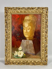 OIL ON CANVAS BOARD PAINTING