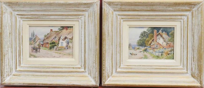 SET OF TWO PAINTINGS BY GEO E. DAVIES