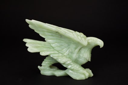 CARVED TOURMALINE EAGLE