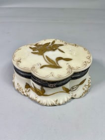 WHITE MARBLE JEWELRY BOX