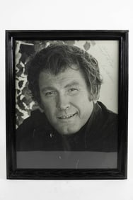 FRAMED BLACK & WHITE PHOTOGRAPH OF EARL HOLLIMAN