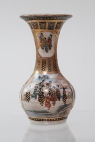BEAUTIFUL JAPANESE SATSUMA VASE