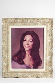 FRAMED PAINTING OF A LADY'S PORTRAIT BY LAWRENCE