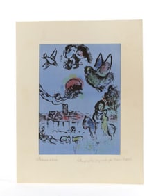 MARC CHAGALL, RUSSIAN-FRENCH (1887 - 1985)