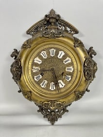 EUROPEAN WALL HANGING CLOCK, WITH A KEY