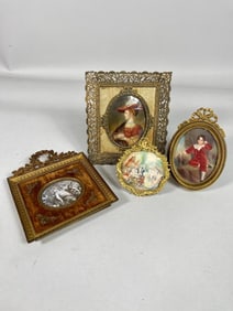 GROUP OF FOUR ASSORTED EUROPEAN PLAQUES