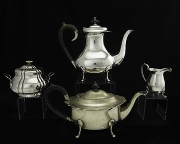 FOUR ASSORTED SILVER PLATED PIECES