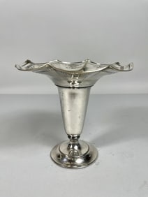 FORBES SILVER CO. QUADRUPLE PLATE FLUTED COMPOTE