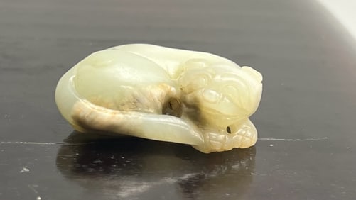 ANTIQUE CHINESE FIGURE, OF A CHILONG