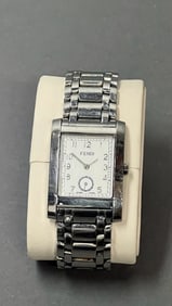 AN ORIGINAL FENDI STAINLESS STEEL WOMEN'S WATCH
