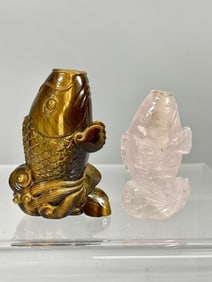 GROUP OF TWO ASSORTED CHINESE SNUFF BOTTLES