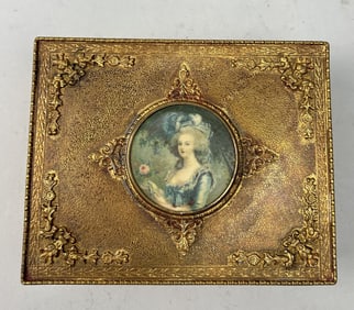 GILT BRONZE JEWELRY BOX