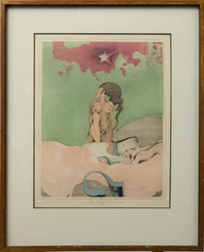 LITHOGRAPH BY ERNST FUCHS, AUSTRIAN (1930 - 2015)