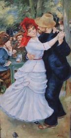 OIL PAINTING ON CANVAS, AFTER RENOIR