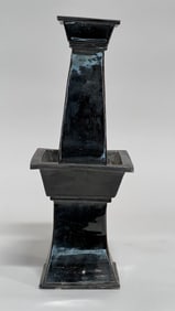 CHINESE SQUARE-BASED CANDLE STAND