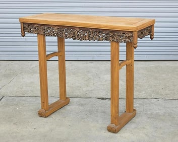CHINESE WOOD ALTAR TABLE