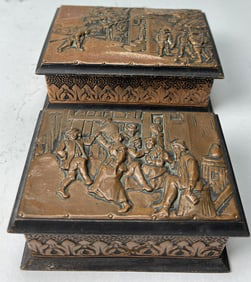 GROUP OF TWO JEWELRY BOXES