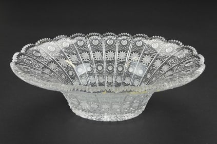 CUT CRYSTAL BOWL