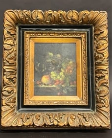 FRAMED OIL PAINTING, OF A STILL LIFE