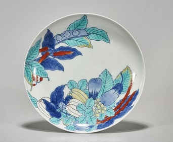 ANTIQUE JAPANESE NABESHIMA WARE PLATE